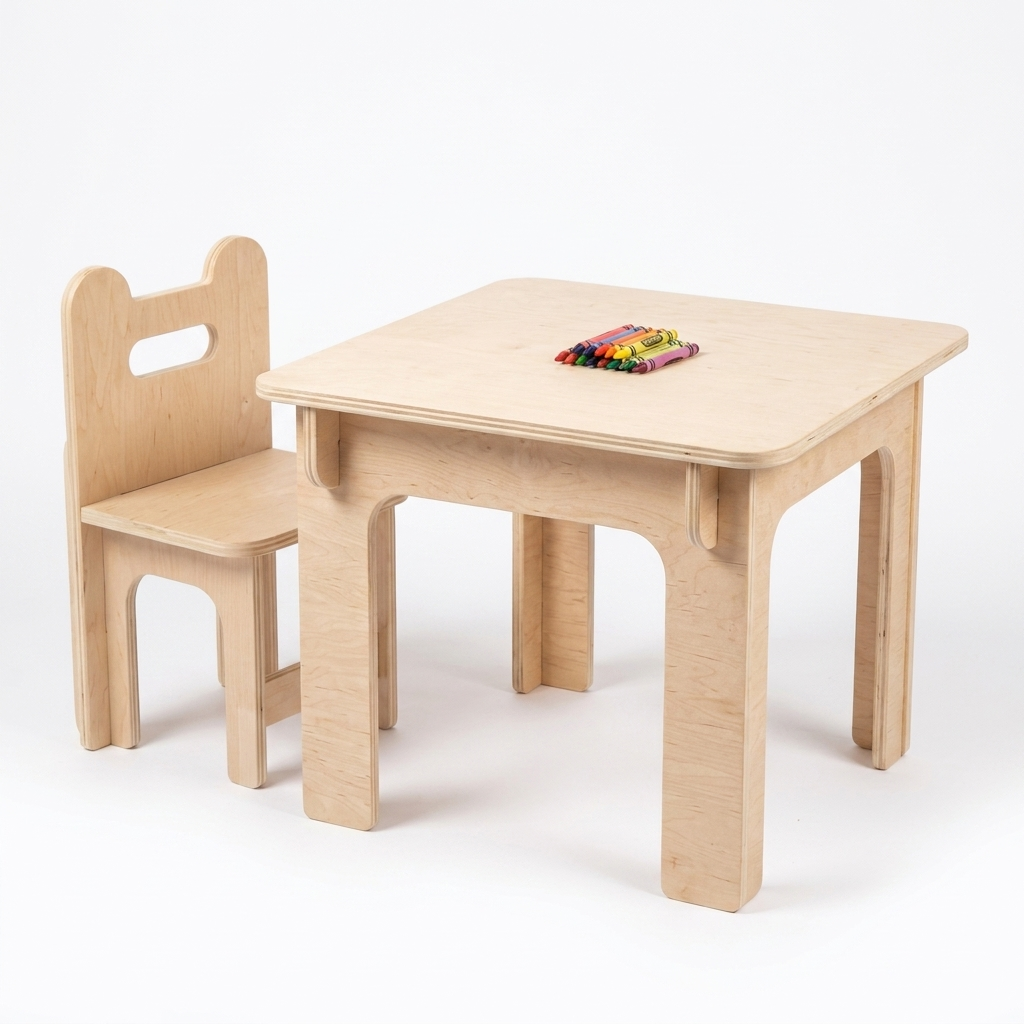 Montessori Kids Table and Chair Set