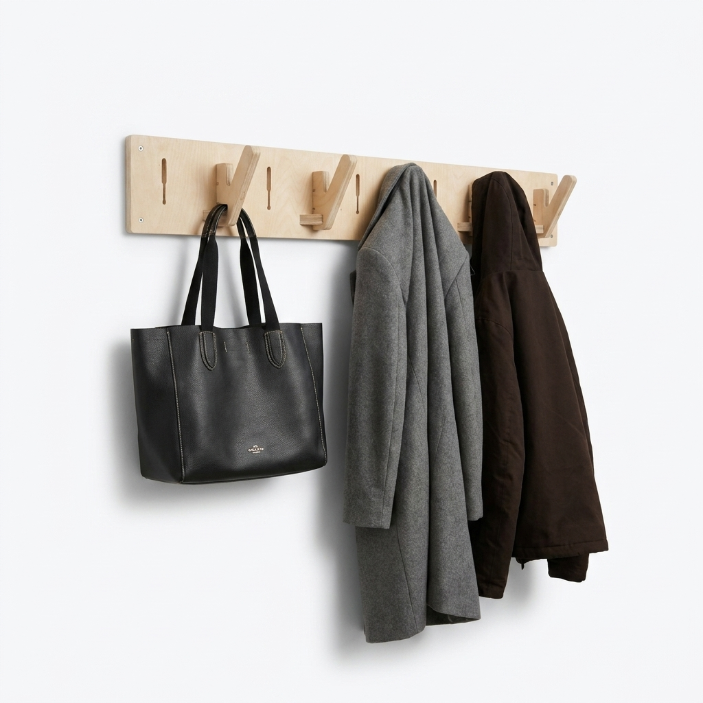 Coat Rack | Adjustable Pegboard