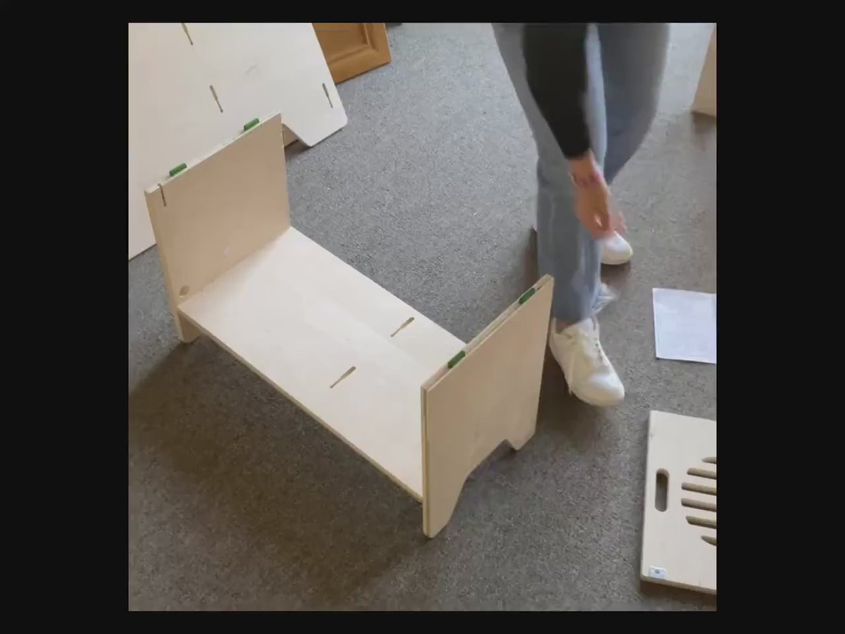 Maple Plywood Play Kitchen